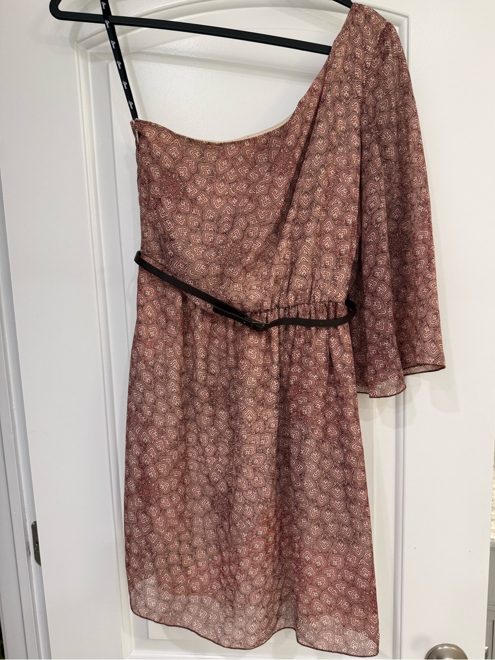 Guess Pink and Cream Paisley Print Top